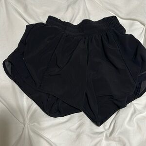 Lululemon running shorts, black size 0